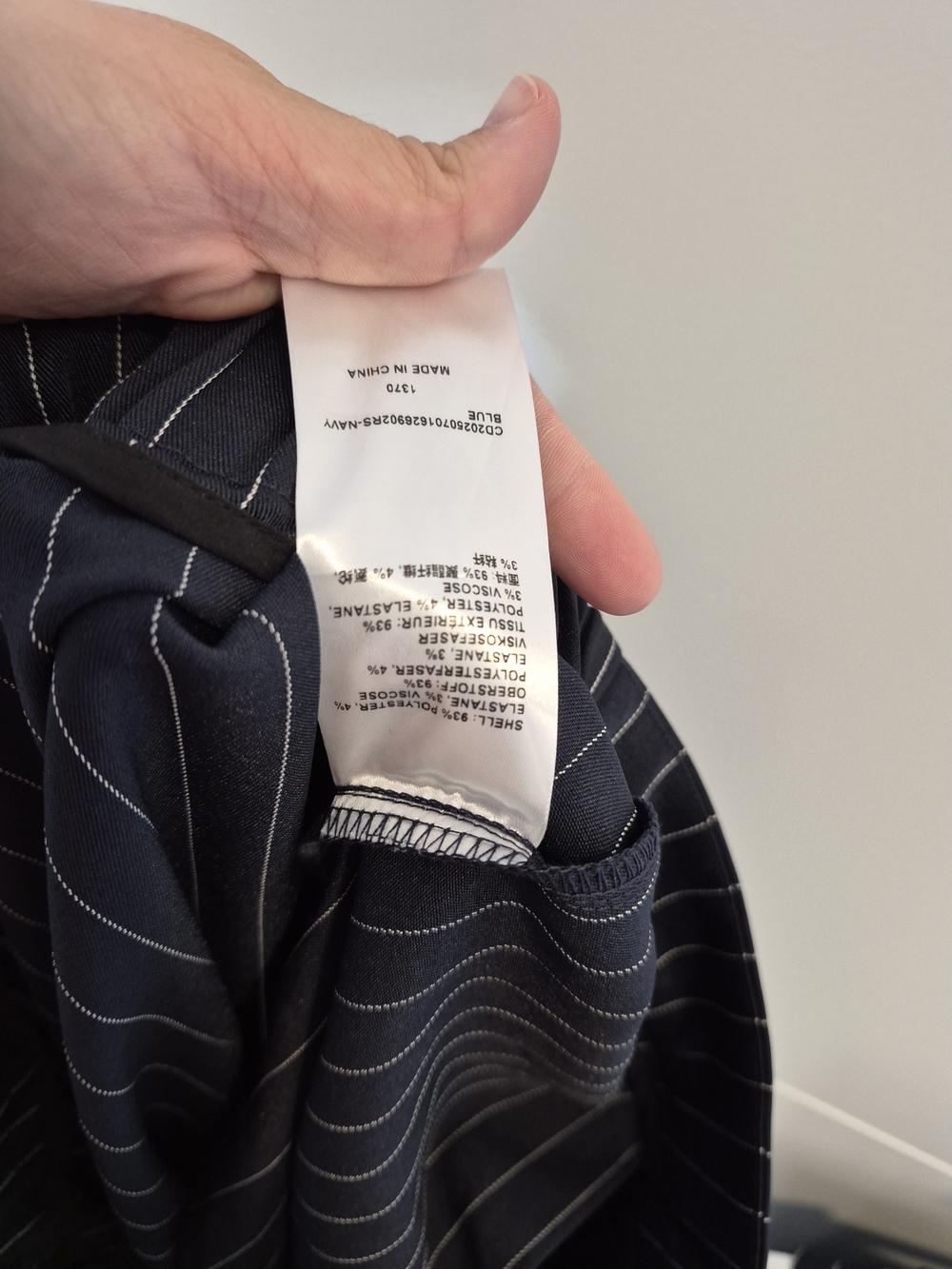 Cider Navy Pinstriped Set - Picture 10 of 10